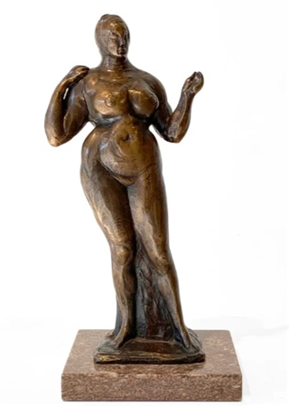 Female Figure (Standing Nude, Left Hand Raised)