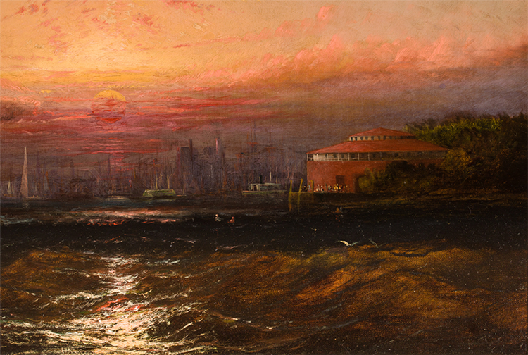 New York Harbor Near Castle Garden - Image 3 of 4