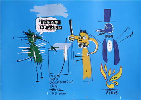 Jean-Michel Basquiat biographical photo