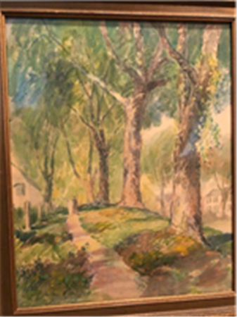"New England Afternoon,Old Deerfield,Massachuestts 1919" - Image 1 of 4