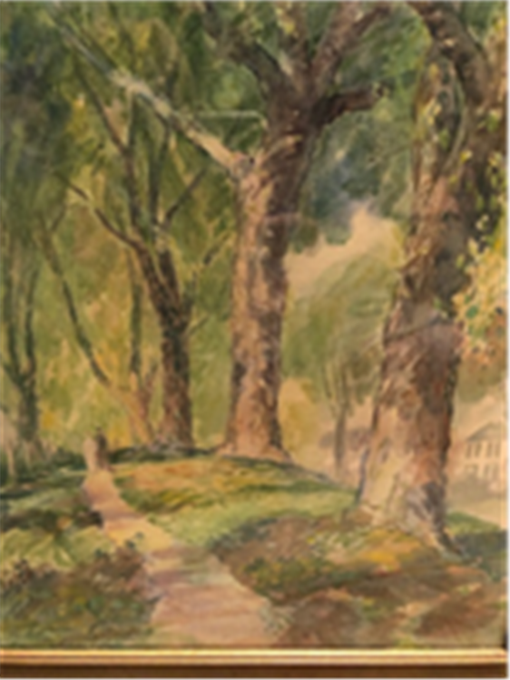 "New England Afternoon,Old Deerfield,Massachuestts 1919" - Image 2 of 4