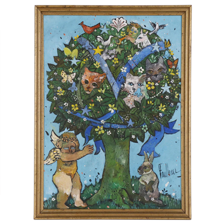 Henry Faulkner
"Bunny, Putti, and Cats"
Sold February 2020
Final bid - $41,500