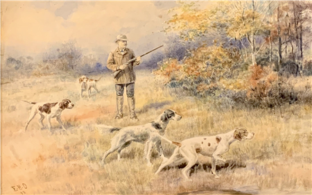 On the Point with a Houndsman - Image 1 of 2