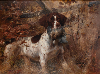 Pointer with Quail