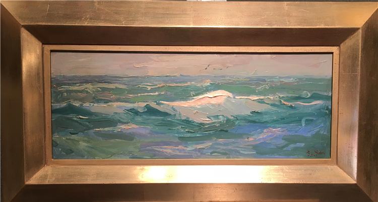 "Waves and Seagulls" - Image 2 of 2