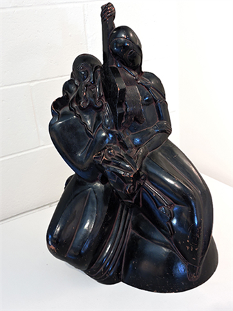 Cubist Male and Female Figures with Baby
