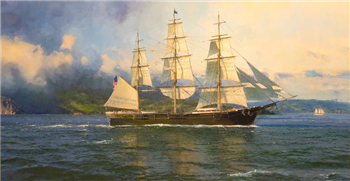The Clipper FLYING FISH in San Francisco Bay - Image 1 of 4