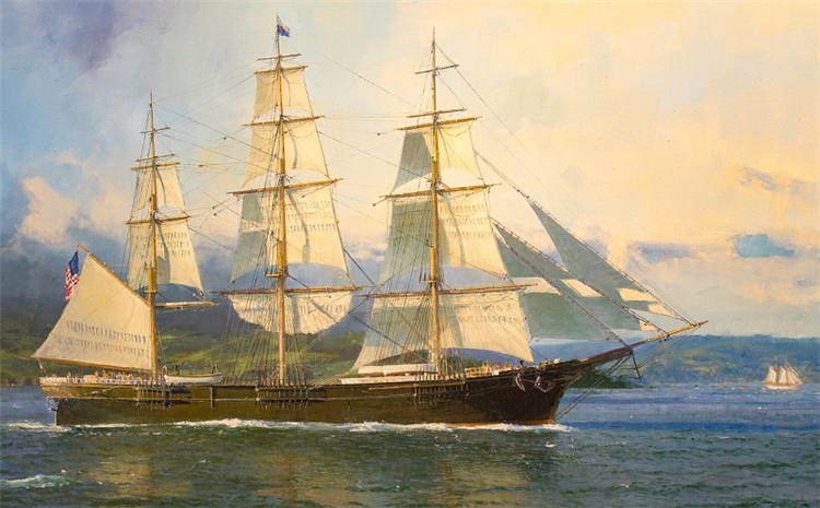 The Clipper FLYING FISH in San Francisco Bay - Image 3 of 4