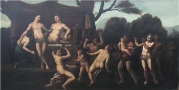 18th-19th Century Italian Bolognese School Baroque Allegorical Mythical Nudes - Image 1 of 4