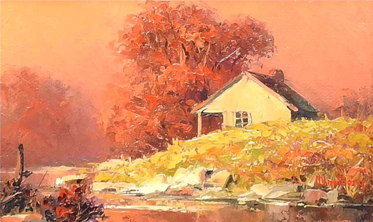 Farmhouse in Autumn - Image 2 of 2