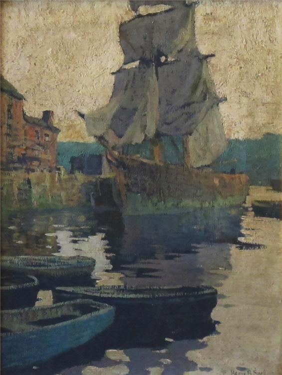 "Harbor Reflections, Gloucester" - Image 2 of 2