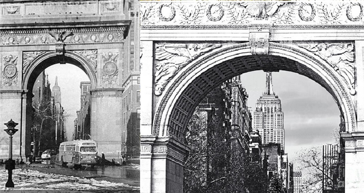 Washington Arch - With Empire State Building - Image 4 of 4