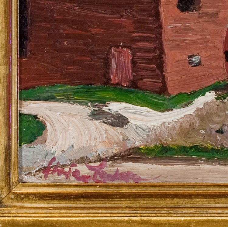 "Farm House with Barn" - Image 3 of 3