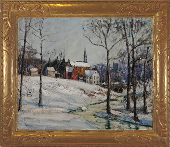 "Winter Near the Creek"