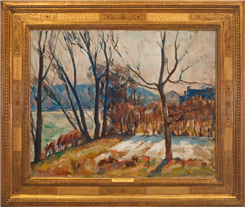 "Trees Along the River" - Image 1 of 2