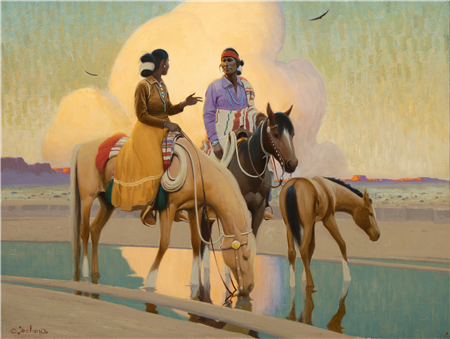 Gerard Curtis Delano,
The Orange Cloud,
Sold 2020: $526,500