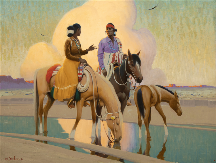 Gerard Curtis Delano,
The Orange Cloud,
Sold 2020: $526,500