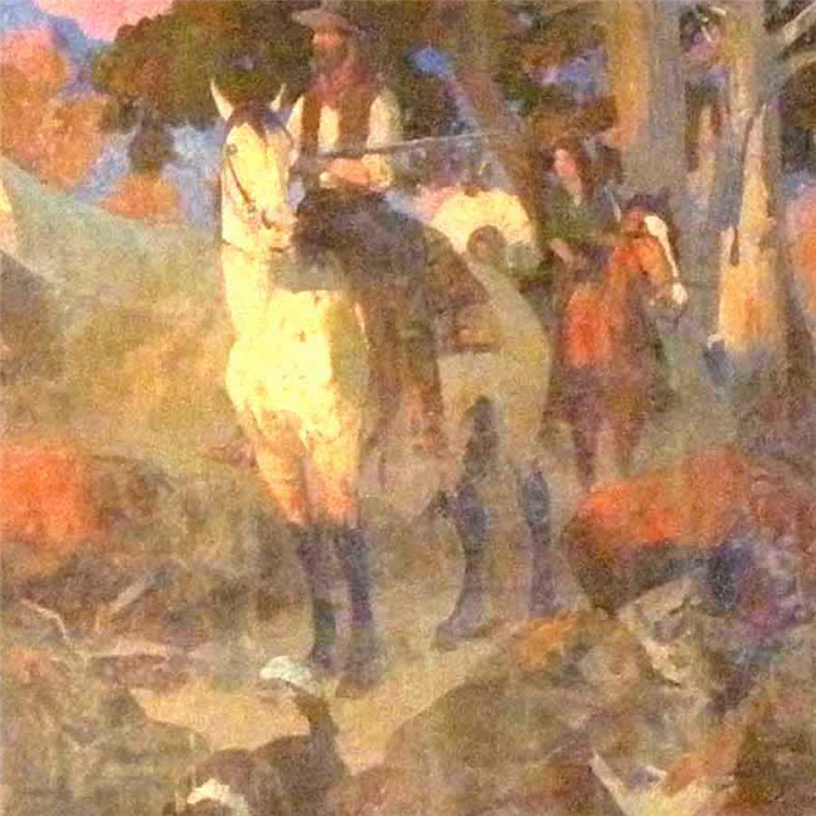 The Donner Party Crossing the Sierras - Image 2 of 3