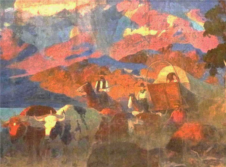 The Donner Party Crossing the Sierras - Image 3 of 3