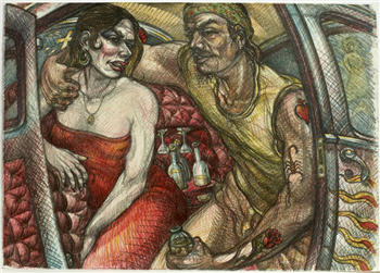 Rose Tattoo, Original Drawing