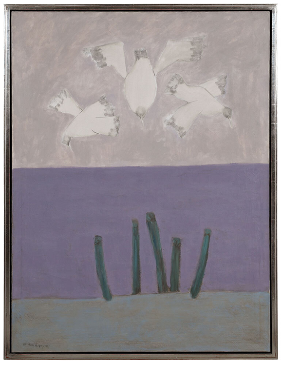 Milton Avery,  Birds Over Sea, 1957, Sold for $1,722,000.00