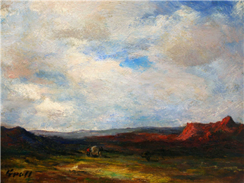 Untitled (Western Landscape) - Image 1 of 2