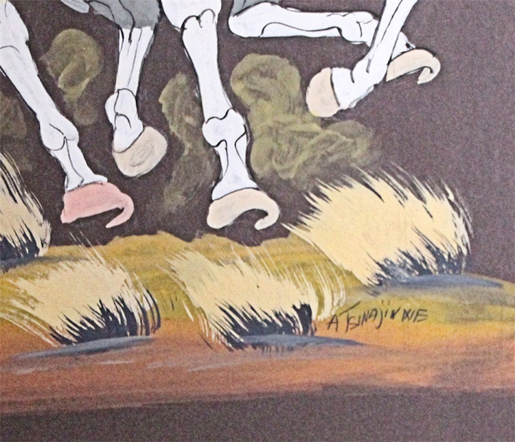 Charging Horses - Image 3 of 4