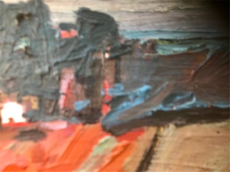house in Landscape, Blue Sea in Distance (untitled) - Image 4 of 4