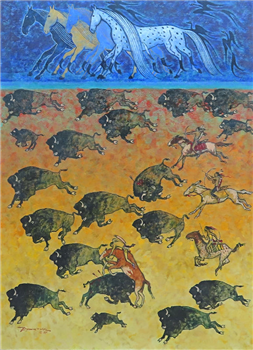 Spirit Horses by Lakota - Image 1 of 4