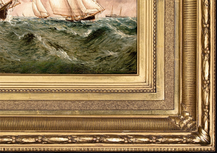 William Astor's Schooner AMBASSADRESS Leads the Regatta - Image 4 of 4