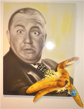 Curly The Three Stooges Licensed Artwork - Image 1 of 4