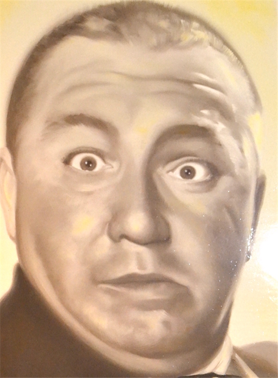 Curly The Three Stooges Licensed Artwork - Image 2 of 4