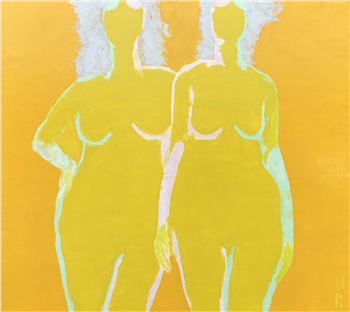 Two Yellow Nudes - Image 1 of 2