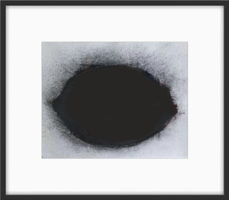 "Black Lemon" original Charcoal Drawing - Image 2 of 4