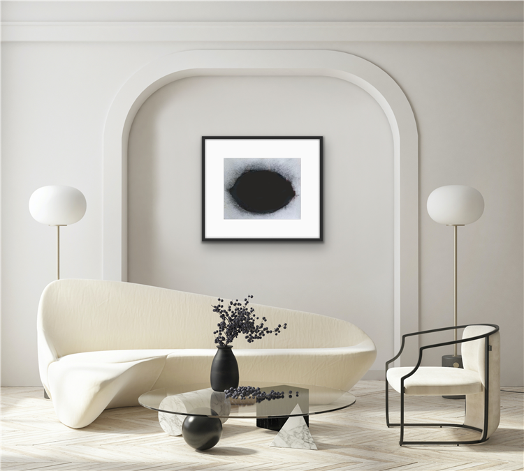 "Black Lemon" original Charcoal Drawing - Image 3 of 4