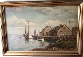 Harbor Scene - Image 1 of 2