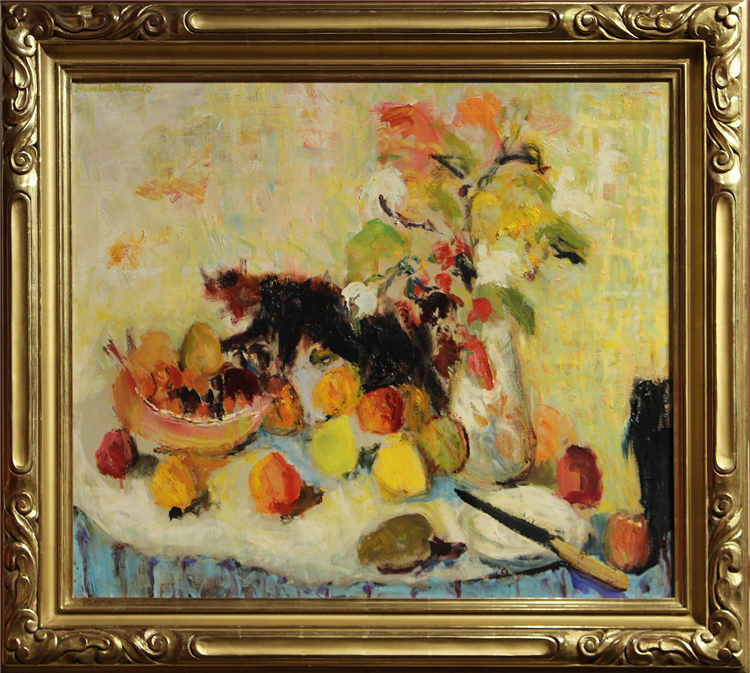 Still Life with Cat - Image 2 of 2