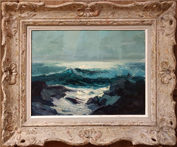 "Rain Falling from the Clouds, Maine" - Image 1 of 4