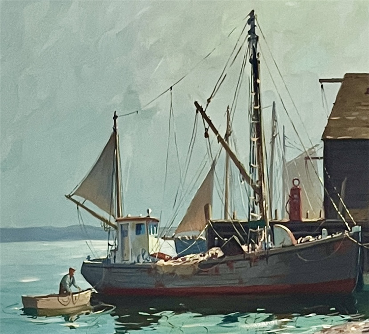 Boat in the Harbor - Image 4 of 4