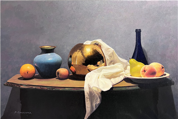 Still Life with Copper Bowl and Fruit
