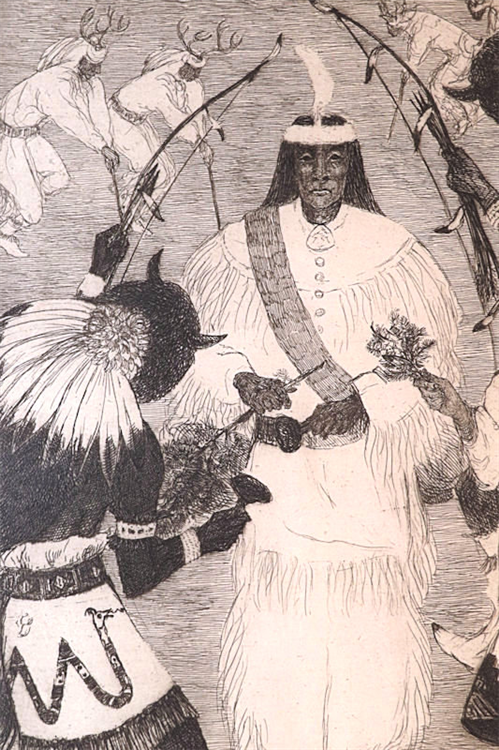 San Felipe Buffalo Dancers - Image 2 of 4