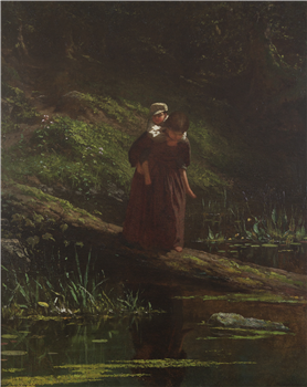 Crossing a Stream - Image 1 of 2