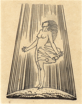 Genesis, 6 Original Ink Drawing by Rockwell Kent - Image 1 of 4