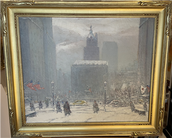 New York , winter at the Plaza - Image 1 of 4