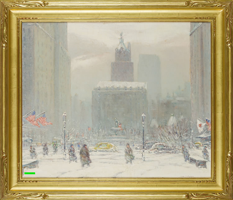New York , winter at the Plaza - Image 2 of 4