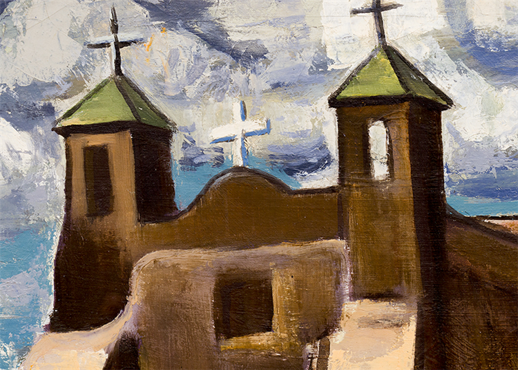 Untitled (Rancho de Taos, Church in New Mexico - Image 4 of 4