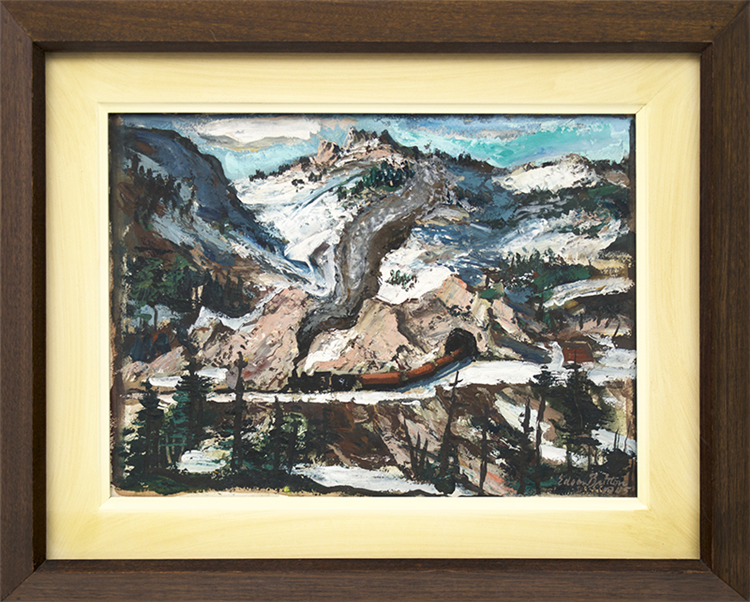 Untitled (Mountain Landscape with Snow) - Image 2 of 4