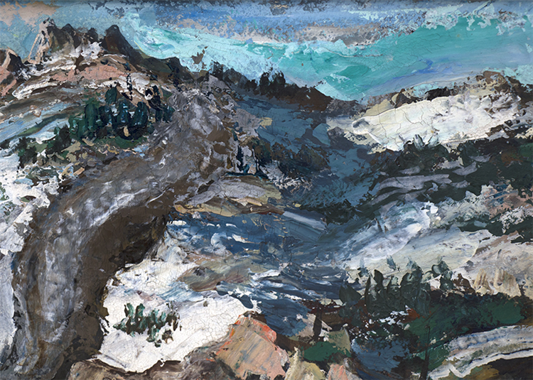 Untitled (Mountain Landscape with Snow) - Image 4 of 4