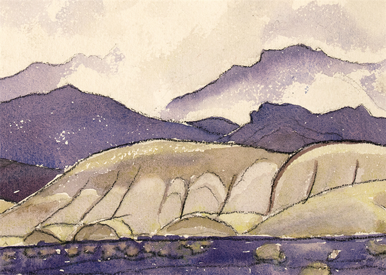 Clouds in the Desert (California Desert Mountain Landscape) - Image 4 of 4