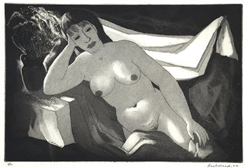 Nude with Winter Bouquet; 11/30 - Image 1 of 4